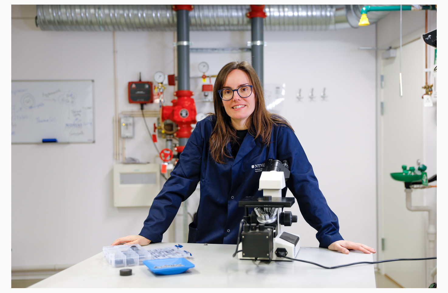 Nuria Espallargas al laboratori