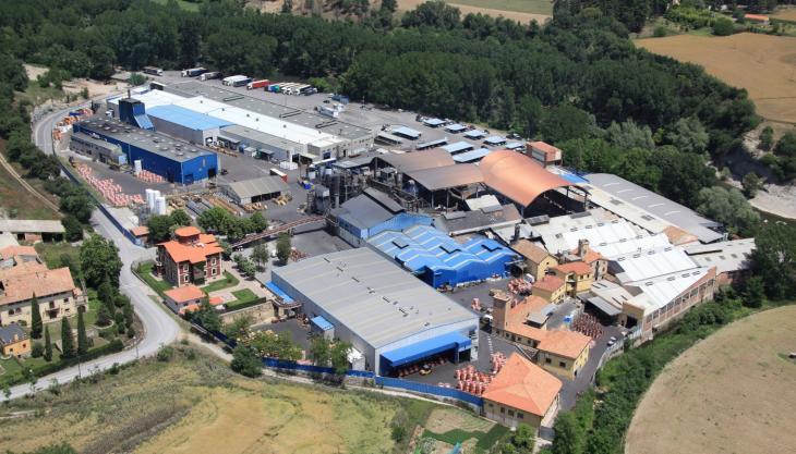 vista àrea del complex de La Farga 