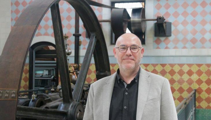 primer pla del director del mnactec Albert Tulleuda