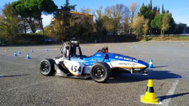 imatde del cotxe de l'ETSEIB motorsport per al formula student