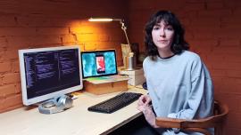 Àngela Niubó, estudiant d’Enginyeria de Tecnologies i Serveis de Telecomunicació 