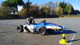 imatde del cotxe de l'ETSEIB motorsport per al formula student