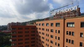 imatge de l'hospital Vall d'Hebron des del terrat.