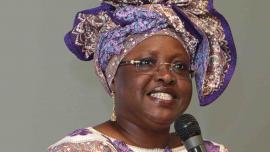 Primer pla de l'enginyera química nigeriana, Elizabeth Rasekoala.