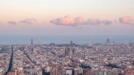 Imatge de l'skyline de Barcelona