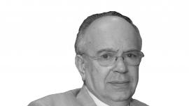 Primer pla del president de la Mútua dels Enginyers, Joan Munt