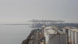 Imatge del moll de l'energia al Port de Barcelona