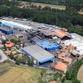 vista àrea del complex de La Farga 